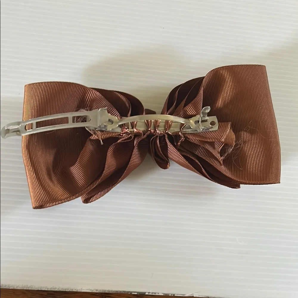 Vintage Brown Hair Bow